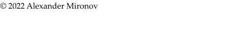 Impressum   Datenschutz   Kontakt: cremonproject@gmail.com  2022 Alexander Mironov